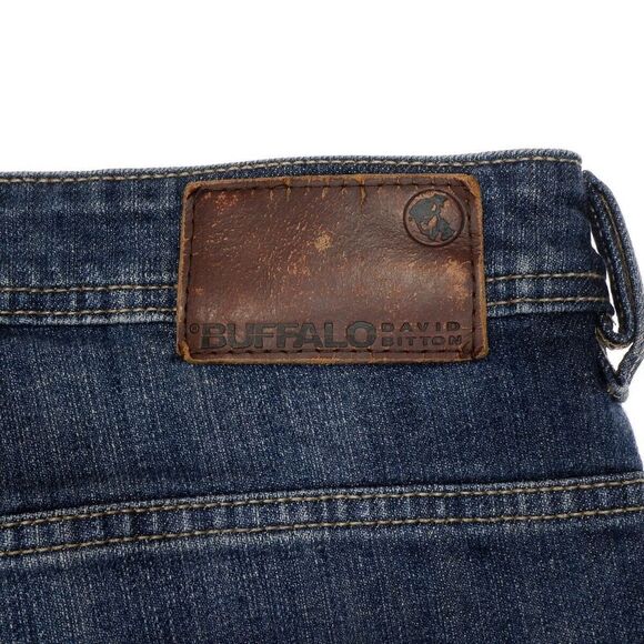 Buffalo David Bitton Jeans Mens 38x34 Measures 40x33 Driven X Basic Straight - Picture 10 of 11